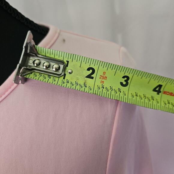 Pink stretchy fleece formal dress NWT *minor pilling see photos* size‎ small - Picture 8 of 16